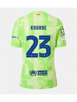 Muži Futbalové oblečenie Barcelona Jules Kounde #23 2024-25 Krátky Rukáv - Tretina